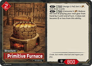 Palworld TCG - Dawn of Palpagos - Primitive Furnace - EBP01-016