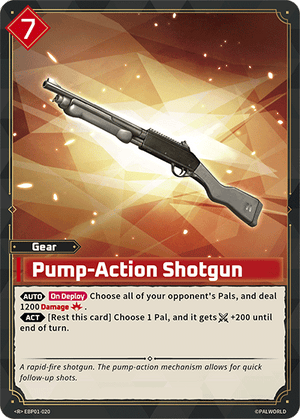 Palworld TCG - Dawn of Palpagos - Pump-Action Shotgun - EBP01-020