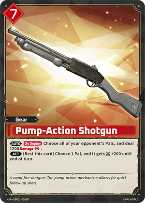 Palworld TCG - Dawn of Palpagos - Pump-Action Shotgun - EBP01-020SR