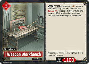 Palworld TCG - Dawn of Palpagos Red Blue - Weapon Workbench - ETD01-009