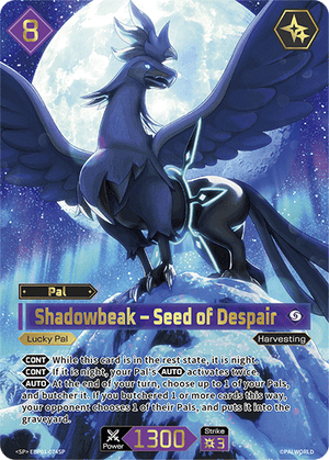 Palworld TCG - Dawn of Palpagos - Shadowbeak - Seed of Despair - EBP01-074SP
