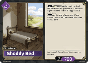Palworld TCG - Dawn of Palpagos - Shoddy Bed - EBP01-089