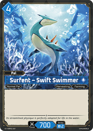 Palworld TCG - Dawn of Palpagos - Surfent - Swift Swimmer - EBP01-037