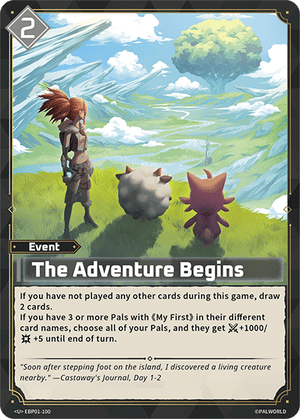 Palworld TCG - Dawn of Palpagos - The Adventure Begins - EBP01-100