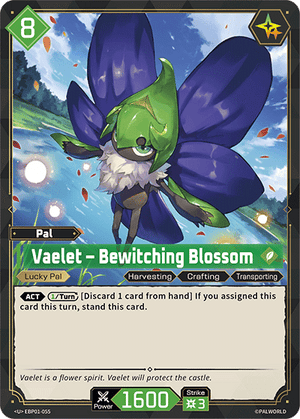 Palworld TCG - Dawn of Palpagos - Vaelet - Bewitching Blossom - EBP01-055