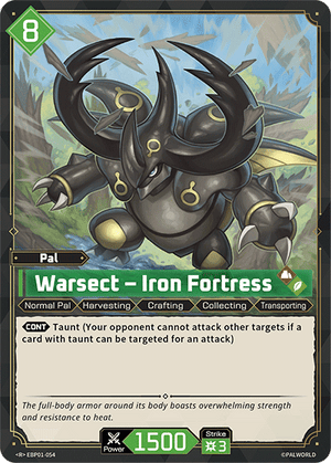 Palworld TCG - Dawn of Palpagos - Warsect - Iron Fortress - EBP01-054
