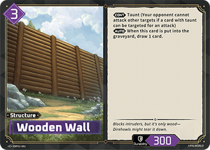 Palworld TCG - Dawn of Palpagos - Wooden Wall - EBP01-091