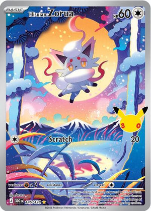 Pokemon TCG - ME: 30th Celebration - Hisuian Zorua - 145/128