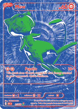 Pokemon TCG - ME: 30th Celebration - Mew - B/RGB - Holofoil
