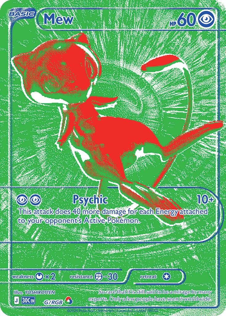 Pokemon TCG - ME: 30th Celebration - Mew - G/RGB - Holofoil