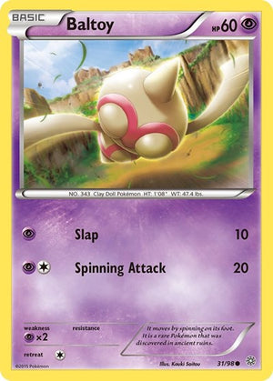 Pokemon TCG - XY - Ancient Origins - Baltoy - 31/98