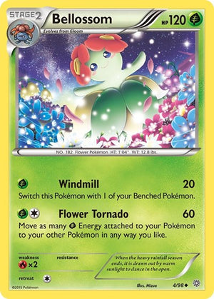 Pokemon TCG - XY - Ancient Origins - Bellossom - 4/98