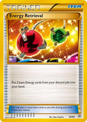 Pokemon TCG - XY - Ancient Origins - Energy Retrieval - 99/98 - Holofoil