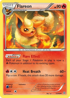 Pokemon TCG - XY - Ancient Origins - Flareon - 13/98