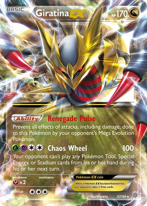 Pokemon TCG - XY - Ancient Origins - Giratina EX - 57/98 - Holofoil