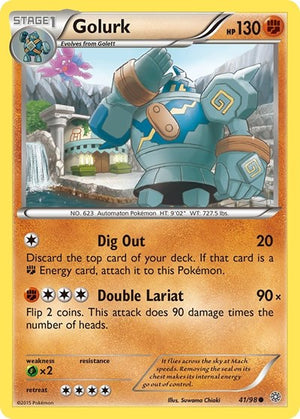 Pokemon TCG - XY - Ancient Origins - Golurk - 41/98