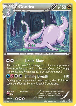 Pokemon TCG - XY - Ancient Origins - Goodra - 60/98 - Reverse Holofoil