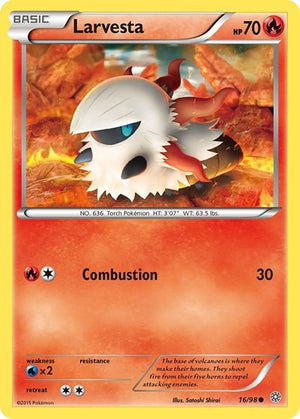 Pokemon TCG - XY - Ancient Origins - Larvesta - 16/98