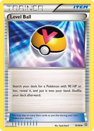 Pokemon TCG - XY - Ancient Origins - Level Ball - 76/98