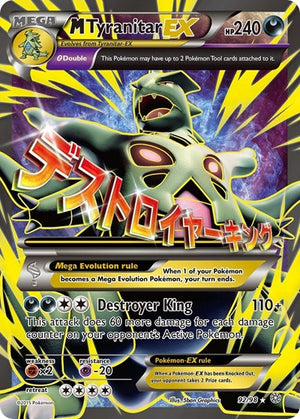 Pokemon TCG - XY - Ancient Origins - M Tyranitar EX - 92/98 - Holofoil