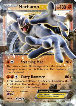 Pokemon TCG - XY - Ancient Origins - Machamp EX - 37/98 - Holofoil