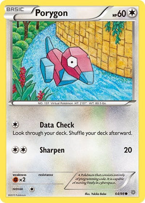 Pokemon TCG - XY - Ancient Origins - Porygon - 64/98