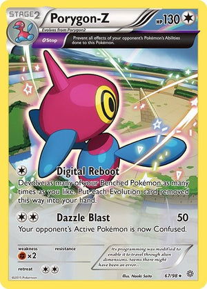 Pokemon TCG - XY - Ancient Origins - Porygon-Z - 67/98 - Reverse Holofoil