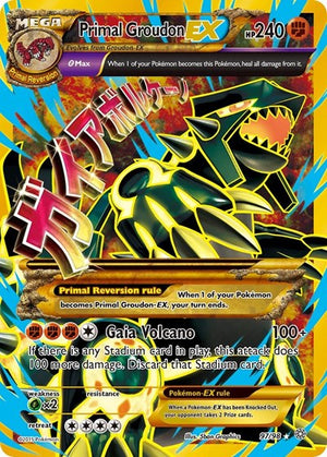 Pokemon TCG - XY - Ancient Origins - Primal Groudon EX - 97/98 - Holofoil