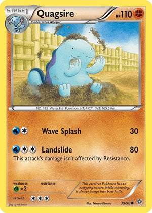 Pokemon TCG - XY - Ancient Origins - Quagsire - 39/98