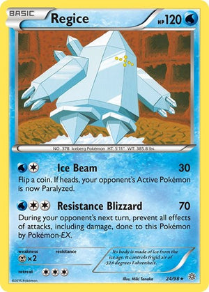 Pokemon TCG - XY - Ancient Origins - Regice - 24/98