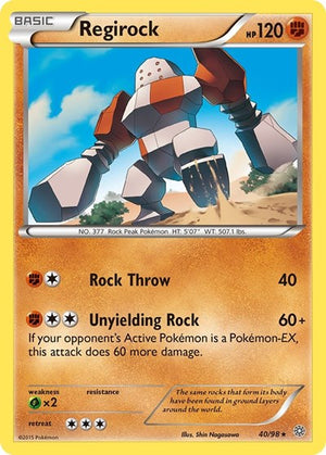 Pokemon TCG - XY - Ancient Origins - Regirock - 40/98 - Reverse Holofoil