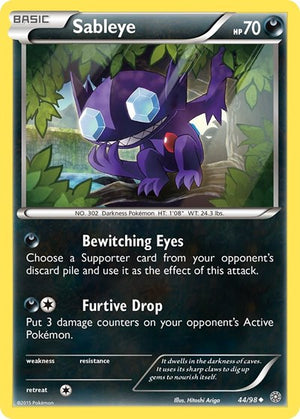 Pokemon TCG - XY - Ancient Origins - Sableye - 44/98