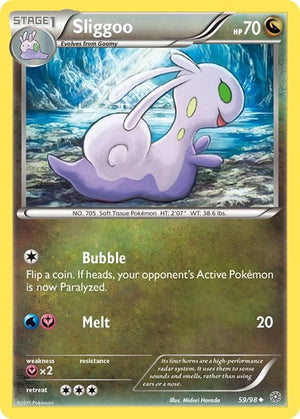 Pokemon TCG - XY - Ancient Origins - Sliggoo - 59/98