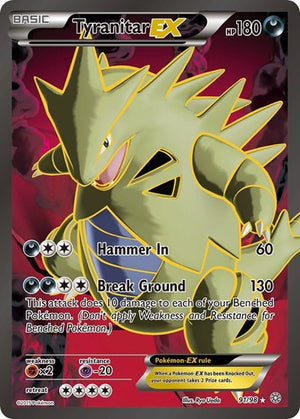 Pokemon TCG - XY - Ancient Origins - Tyranitar EX - 91/98 - Holofoil