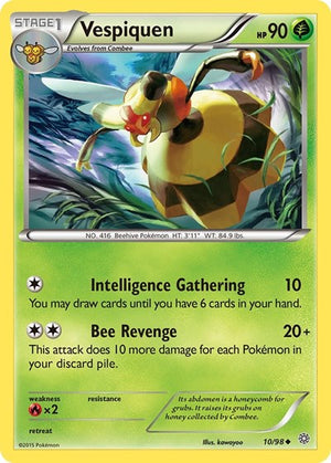 Pokemon TCG - XY - Ancient Origins - Vespiquen - 10/98