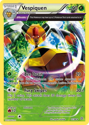 Pokemon TCG - XY - Ancient Origins - Vespiquen - 11/98 - Reverse Holofoil