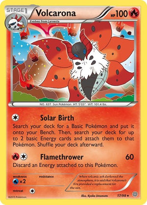 Pokemon TCG - XY - Ancient Origins - Volcarona - 17/98 - Holofoil