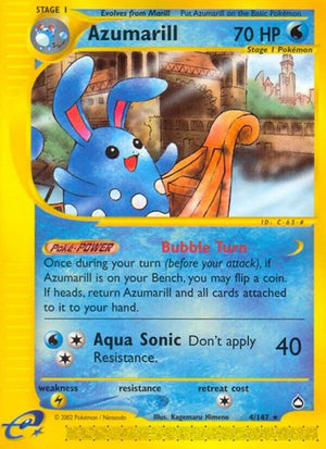Pokemon TCG - Aquapolis - Azumarill - 004/147