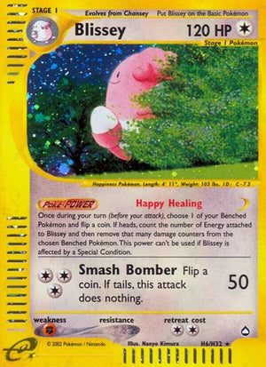 Pokemon TCG - Aquapolis - Blissey - H06/H32 - Holofoil