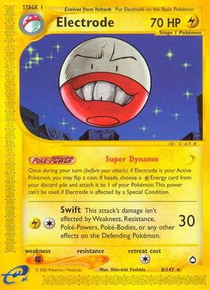 Pokemon TCG - Aquapolis - Electrode - 008/147