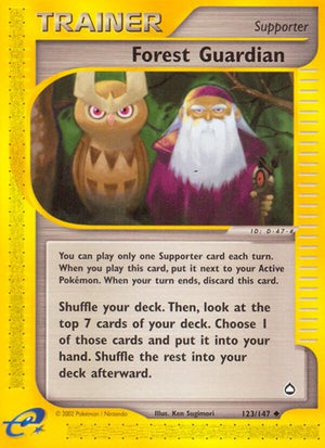 Pokemon TCG - Aquapolis - Forest Guardian - 123/147