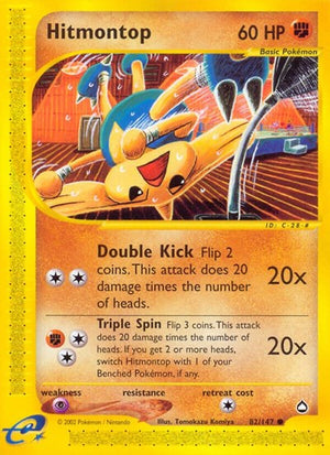Pokemon TCG - Aquapolis - Hitmontop - 082/147