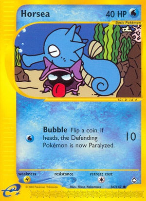 Pokemon TCG - Aquapolis - Horsea - 084/147