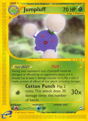 Pokemon TCG - Aquapolis - Jumpluff - 017/147