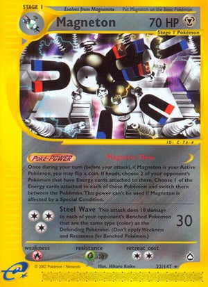 Pokemon TCG - Aquapolis - Magneton - 022/147