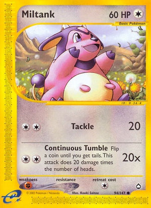 Pokemon TCG - Aquapolis - Miltank - 094/147