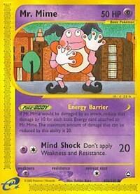 Pokemon TCG - Aquapolis - Mr. Mime - 095b/147