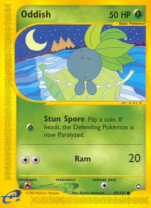 Pokemon TCG - Aquapolis - Oddish - 097/147