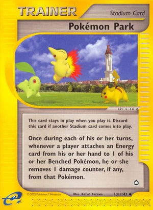 Pokemon TCG - Aquapolis - Pokemon Park - 131/147