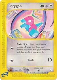 Pokemon TCG - Aquapolis - Porygon - 103b/147